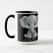 Mug Je ne suis pas l'éléphant dans la pièce (Gauche)