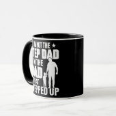 Mug Je ne suis pas l'étape Papa Je suis le papa qui a (Devant gauche)