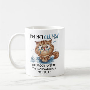 Mug Je ne suis pas maladroit, le sol me déteste