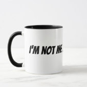 Mug Je ne suis pas moi avant le café (Gauche)