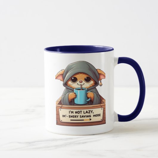 Mug je ne suis pas paresseux (Droite)