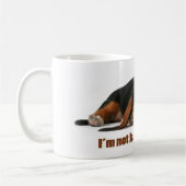 Mug Je ne suis pas paresseux, je juste ne m'inquiète (Gauche)