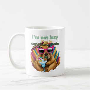 Mug Je ne suis pas paresseux, je suis en mode capybara