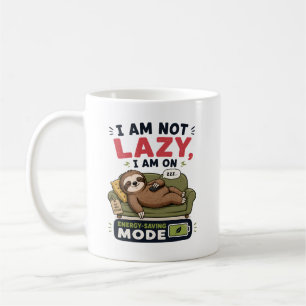 Mug Je ne suis pas paresseux, je suis en mode économie