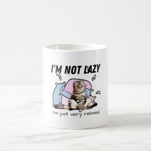 Mug Je ne suis pas paresseux - je suis juste très déte