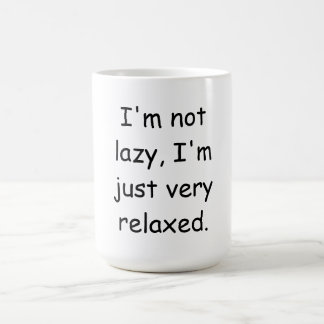 Mug Je ne suis pas paresseux, je suis juste très déten