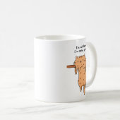 Mug "Je ne suis pas paresseux... Je teste la gravité ! (Devant droit)