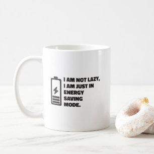 Mug Je ne suis pas paresseux, juste en mode économie d