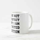 MUG JE NE SUIS PAS PARFAIT MAIS JE SUIS ÉDITION (Devant droit)