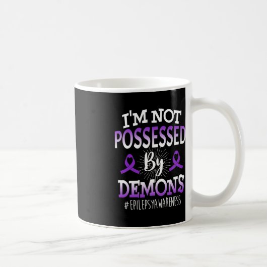 Mug Je ne suis pas possédé Epilepsie Cancer Sensibilis (Droite)