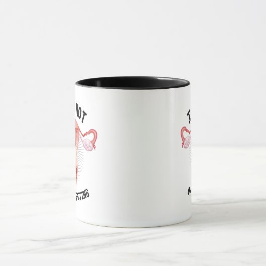 MUG JE NE SUIS PAS RÉACTION D'OVAIRE -- (Centre)