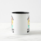 Mug Je ne suis pas responsable de ce que fait mon visa (Centre)