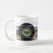 Mug Je ne suis pas retiré, je suis rechapé : pneu de (Gauche)