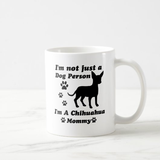 Mug Je ne suis pas simplement une personne de chien ; (Droite)