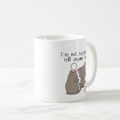 Mug Je ne suis pas supposé dire...Drôle chat (Devant droit)