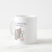 Mug Je ne suis pas supposé dire...Drôle chat (Devant gauche)