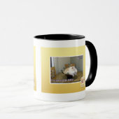 Mug Je ne suis pas sur la table (Devant droit)