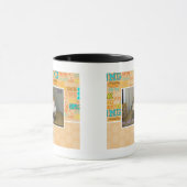 Mug Je ne suis pas sur la table (Centre)