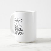 Mug Je ne suis pas toujours une épave de train ... Dev (Devant gauche)