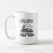 Mug Je ne suis pas toujours une épave de train ... Dev (Gauche)