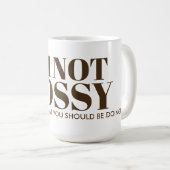 Mug Je ne suis pas typographie autoritaire (Devant droit)