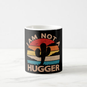 Mug Je ne suis pas un câlin fun vintage cactus