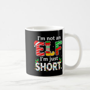 Mug Je ne suis pas un elfe juste petit Noël drôle Xmas