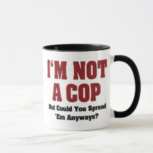 Mug Je ne suis pas un flic - Humour adulte vilain drôl
