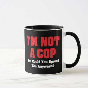 Mug Je ne suis pas un flic - Humour adulte vilain et d