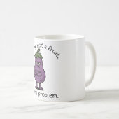 Mug "Je ne suis pas un fruit, je suis un problème" Drô (Devant droit)