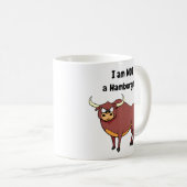 Mug Je ne suis PAS un Hamburger ! - Végétarien (Devant droit)