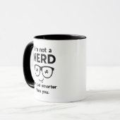 Mug Je ne suis pas un nerd (Devant gauche)