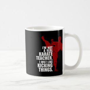 Mug Je ne suis pas un vrai professeur de karaté qui fr