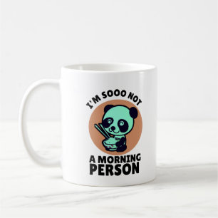 Mug Je ne suis pas une personne du matin Panda
