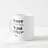 Mug Je ne suis pas vaniteux, je suis simplement (Devant gauche)