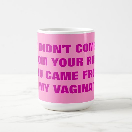 MUG JE NE SUIS PAS VENU DE TON RIB (Centre)