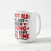 Mug Je ne suis pas vieux, j'ai simplement été jeune pe (Devant droit)