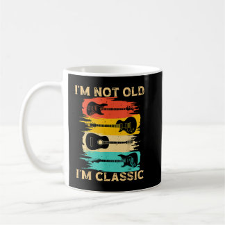Mug Je ne suis pas vieux, je suis classique Guitare vi