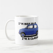 Mug Je ne suis pas vieux Je suis une voiture classique (Gauche)