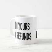 Mug Je ne suis pas vos remboursements (Devant gauche)
