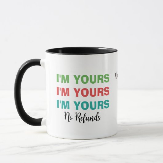 Mug Je ne suis pas vos remboursements Saint-Valentin (Gauche)