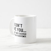 Mug Je ne te déteste pas (Devant gauche)