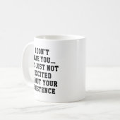 Mug Je ne te déteste pas (Devant gauche)