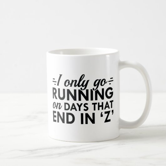 Mug Je ne vais courir (Droite)