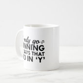 Mug Je ne vais courir (Devant gauche)