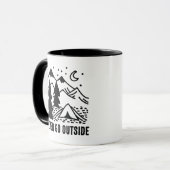 Mug Je Ne Vais Jamais Dehors (Devant gauche)
