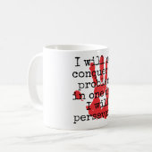 Mug Je Ne Vais Pas Conquérir Mes Problèmes - Inspirati (Devant gauche)