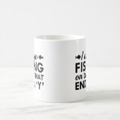 Mug Je ne vais pêcher que (Centre)