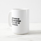 Mug Je ne veux pas assister (Devant gauche)