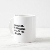 Mug Je ne veux pas assister (Devant gauche)